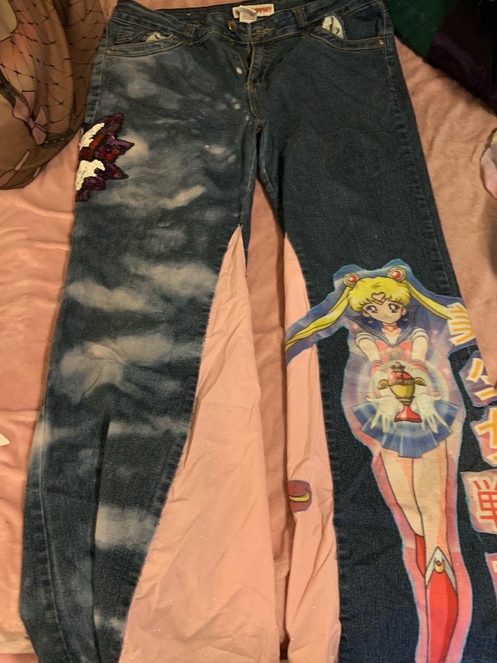 Thrifted Sailor Moon Jeans